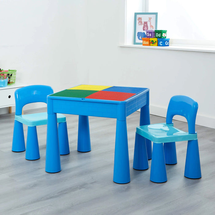 Kids 5-in-1 Activity Table and 2 Chairs Set