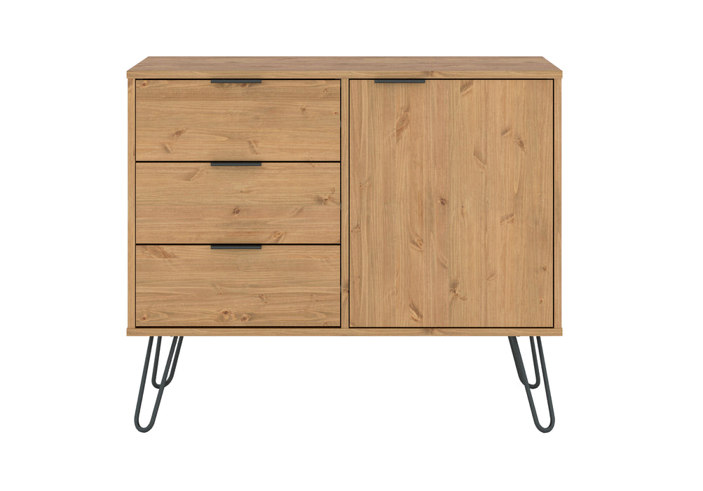 Augusta small sideboard with 1 door, 3 drawers