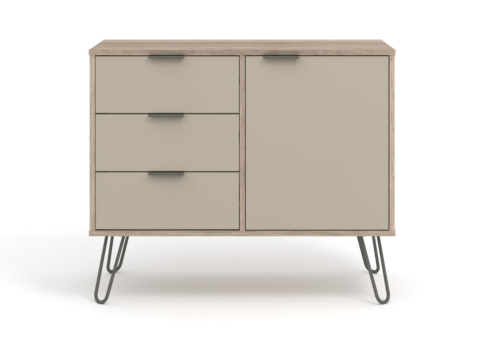 Augusta small sideboard with 1 doors, 3 drawers