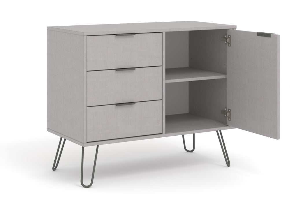 Augusta small sideboard with 1 doors, 3 drawers