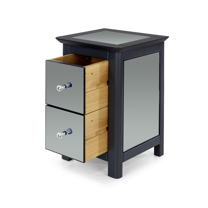 Highland Home 2 drawer petite bedside cabinet