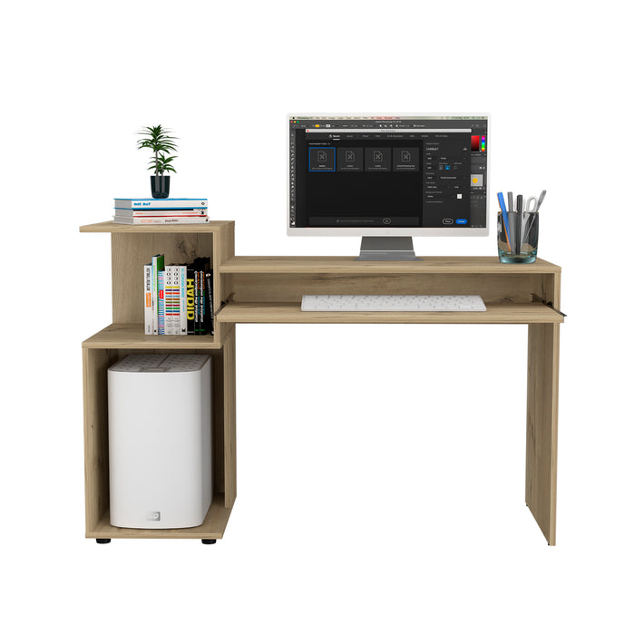 Modern Living desk with low shelving unit (left side)