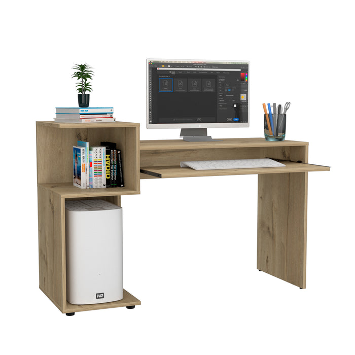 Modern Living desk with low shelving unit (left side)