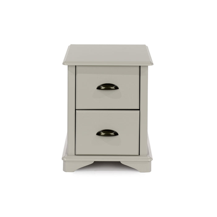 Highland Home 2 drawer compact bedside cabinet