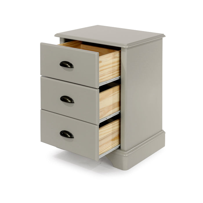 Highland Home 3 drawer bedside cabinet