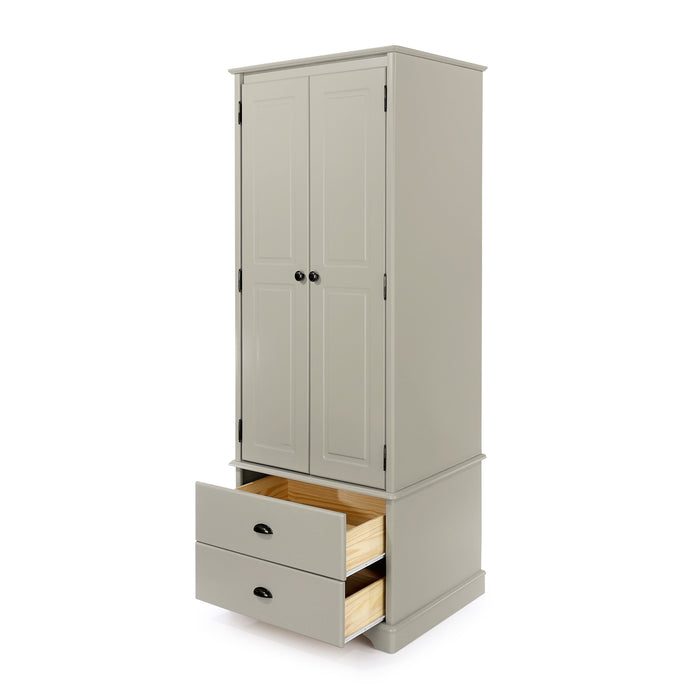 Highland Home 2 door, 2 drawer wardrobe (requires part assembly)