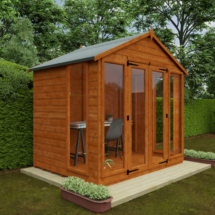 Contemporary Apex Summerhouse - Available In 6 Sizes