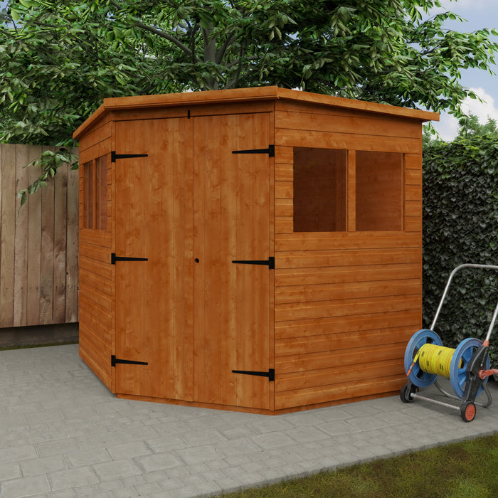 Shiplap Corner Shed - Available In 3 Sizes
