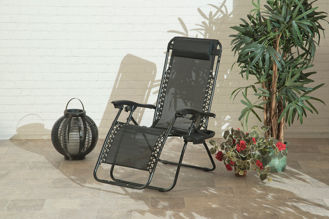 Royale Relaxer Sun Lounger With Cup Holder