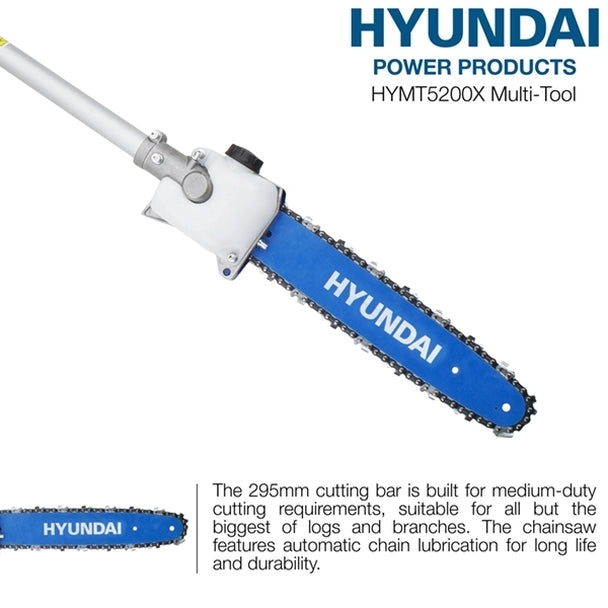 Hyundai 52cc Petrol Garden Multi Tool HYMT5200X