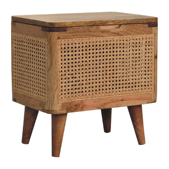 Woven Lid-up Storage Stool