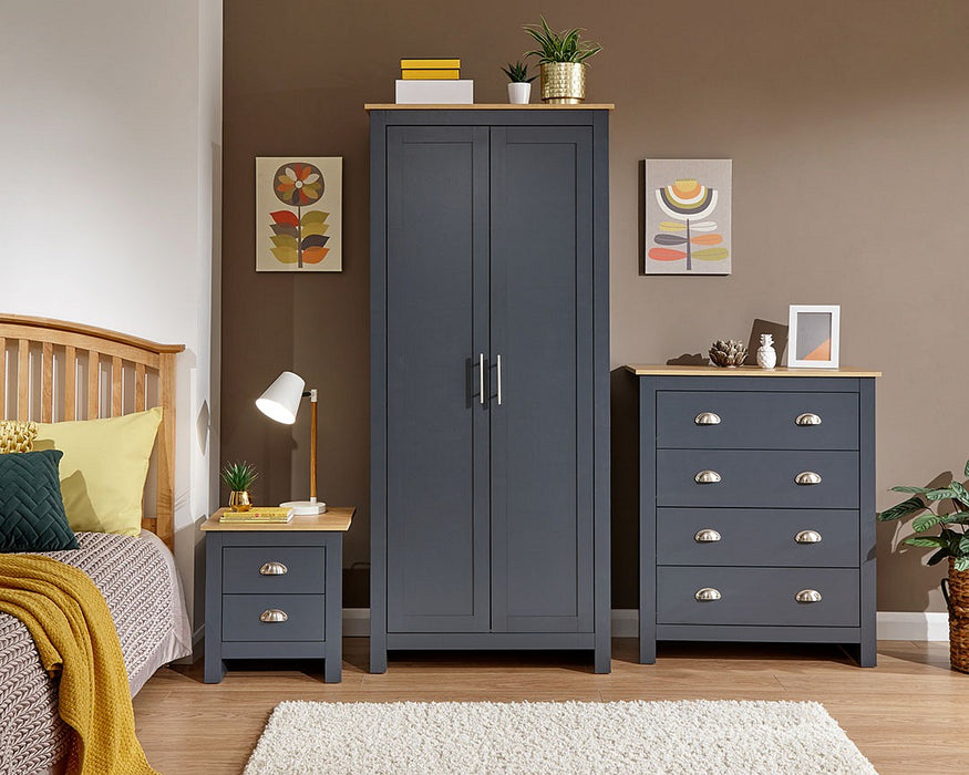 Lancaster 3 Piece Bedroom Set - Available In 3 Colours