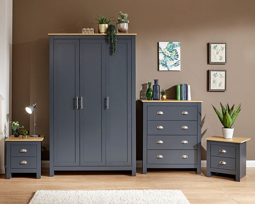 Lancaster 4 Piece Bedroom Set - Available In 3 Colours