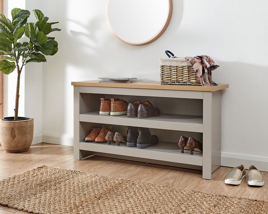 Lancaster Simple Shoe Bench - Available In 2 Colours