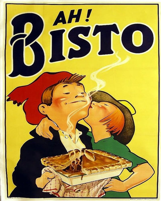 Vintage Metal Sign - Retro Advertising - Ah Bisto
