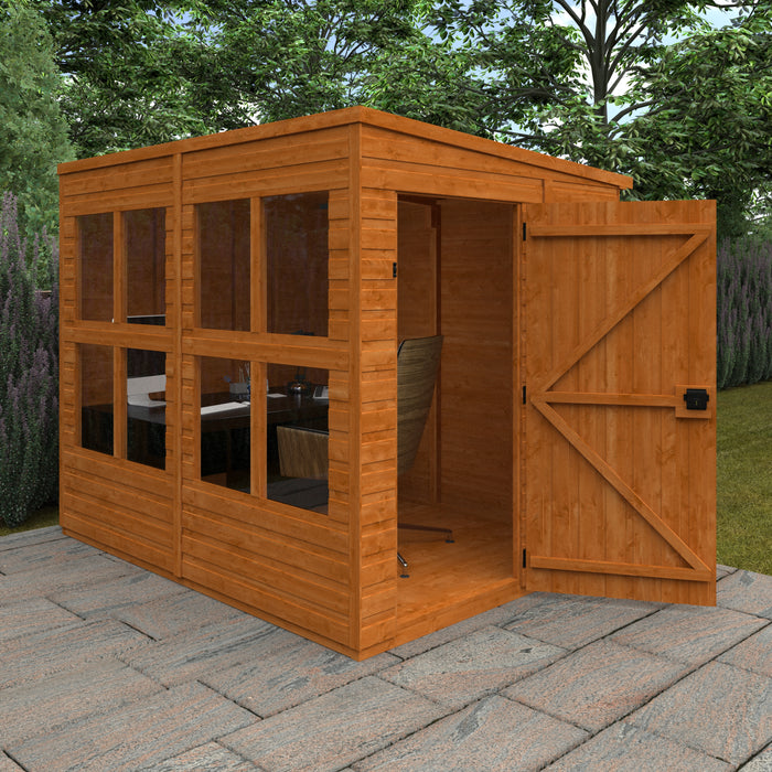 Flex Pent Sunroom - Available In 6 Sizes