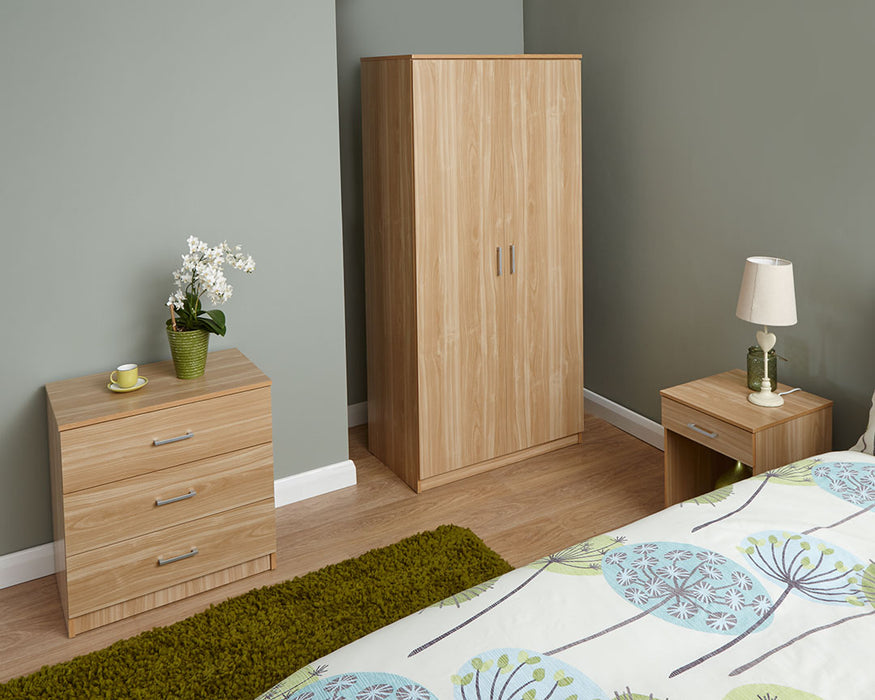 Panama 3 Piece Bedroom Set - Available In 3 Colours