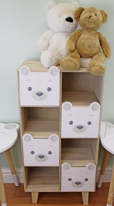 Baby Bear Four Drawer Storage Unit