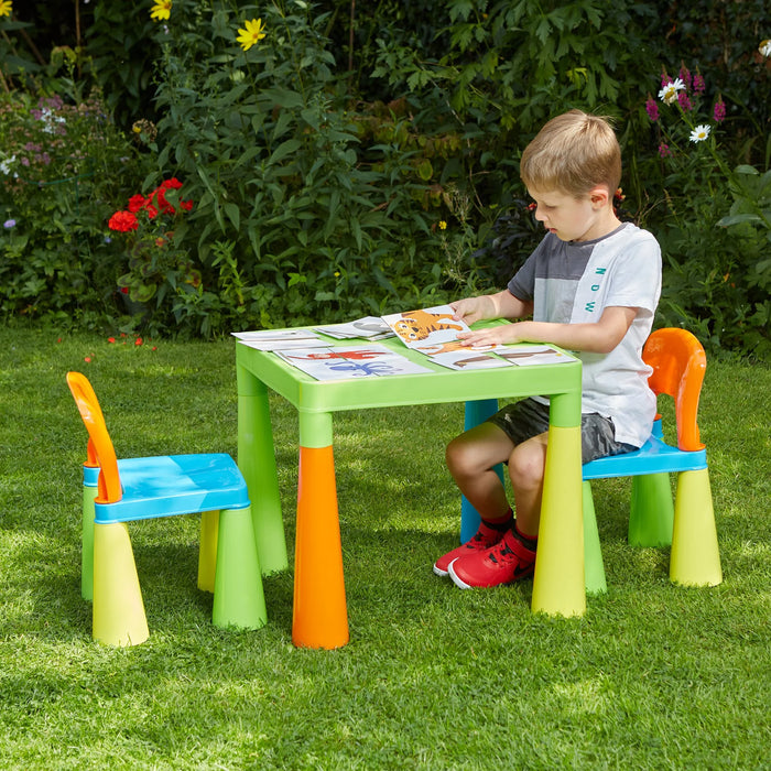 Kids Plastic Table and Chair Set