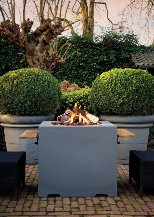 Norfolk Leisure Gas Fire Pit Square 76cm Cocoon - Available In 2 Colours