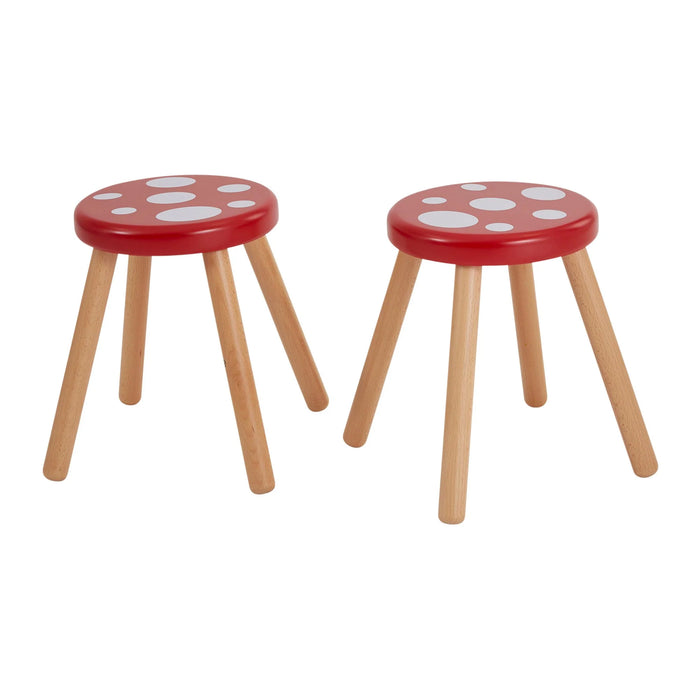 Wooden Toad Stool - Set of 2
