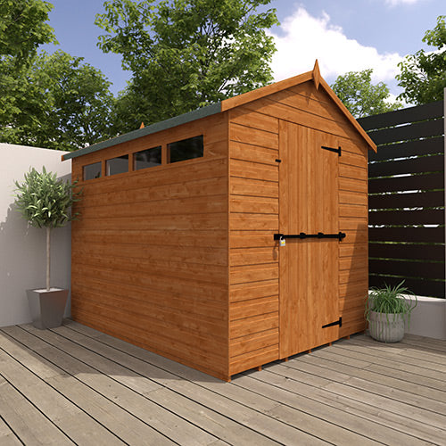 Security Apex Shed - Available In 8 Sizes