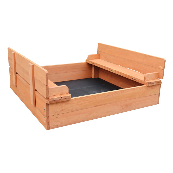 Kids Sandpit With Seating and Cover