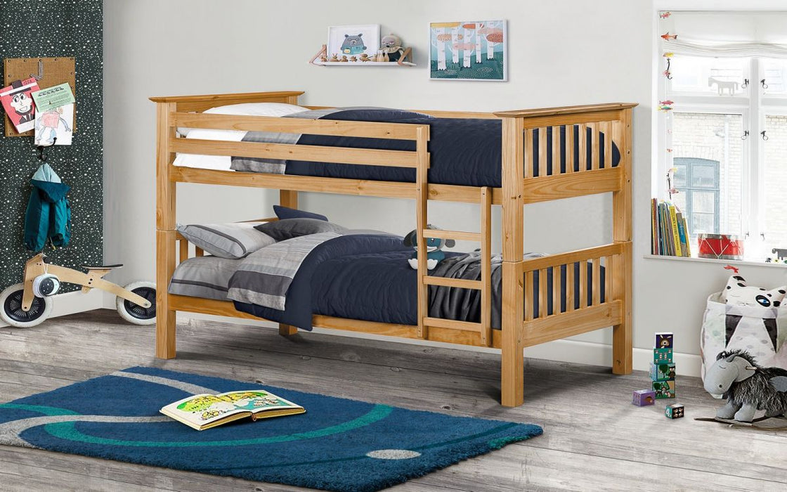 Julian Bowen Barcelona Bunk Bed - Available In 3 Colours