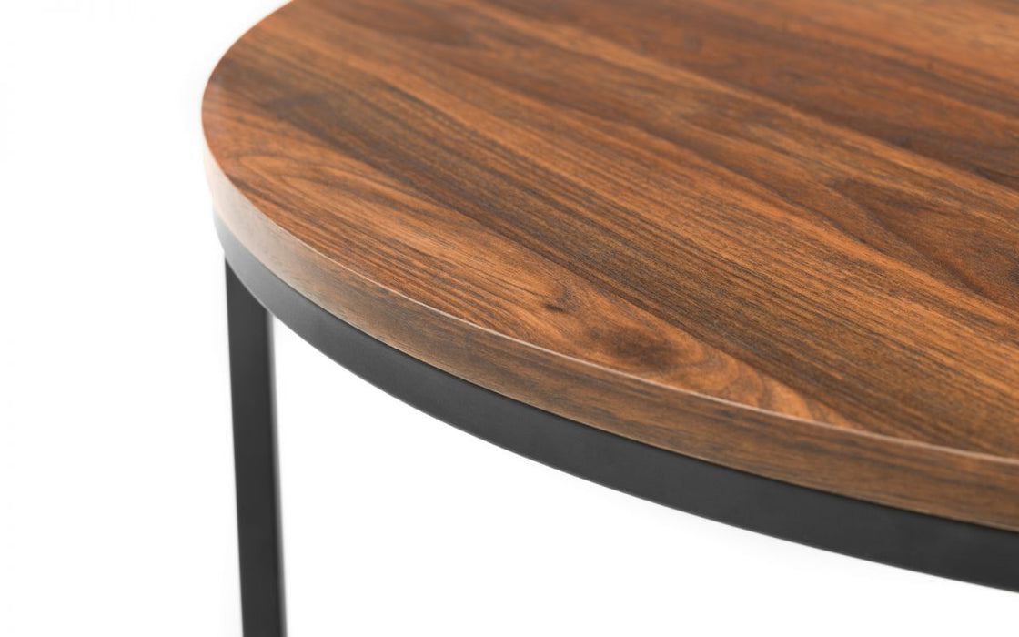 Julian Bowen Bellini Round Nesting Coffee Tables - Available In 3 Colours