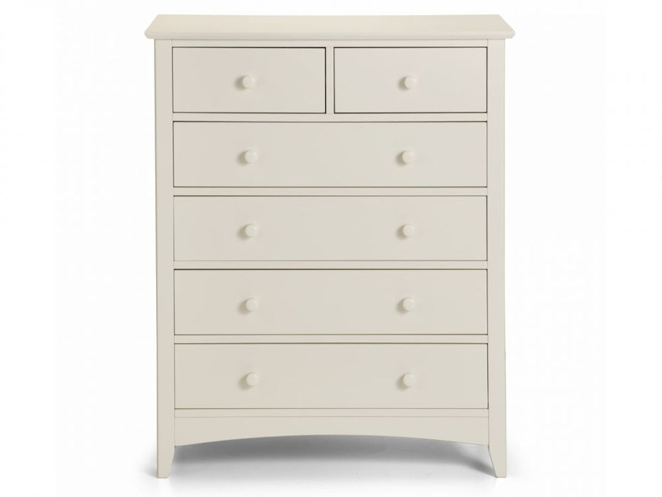 Julian Bowen Cameo 4+2 Drawer Chest - Available In 2 Colours