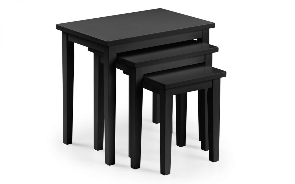 Julian Bowen Cleo Nest of Tables - Black