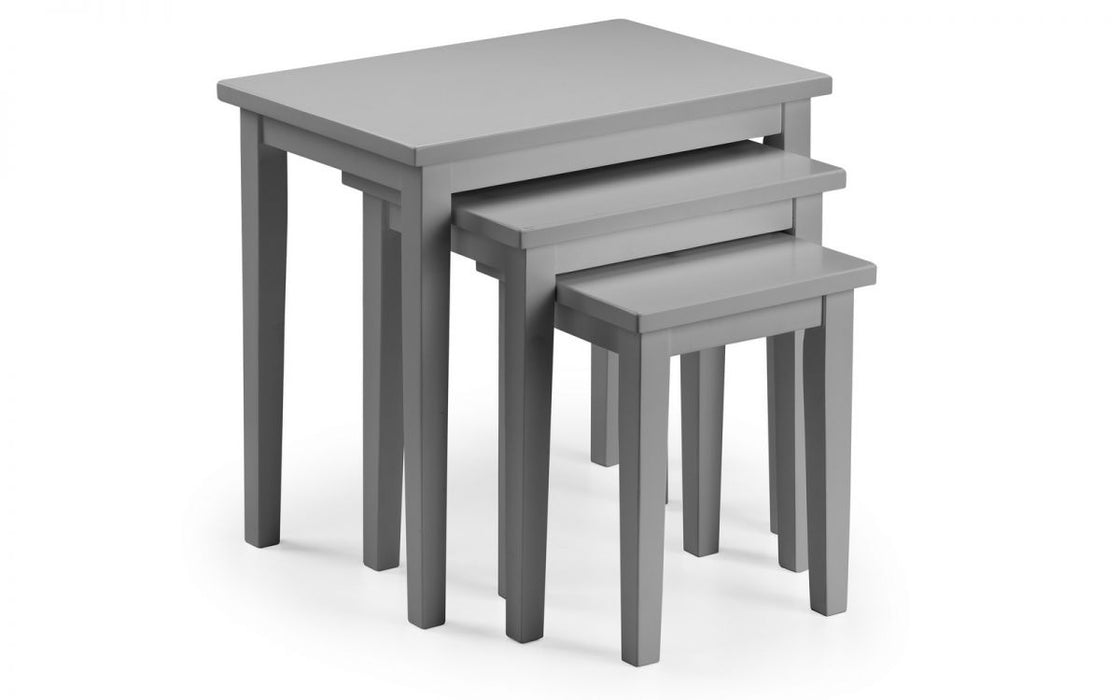 Julian Bowen Cleo Nest of Tables - Lunar Grey