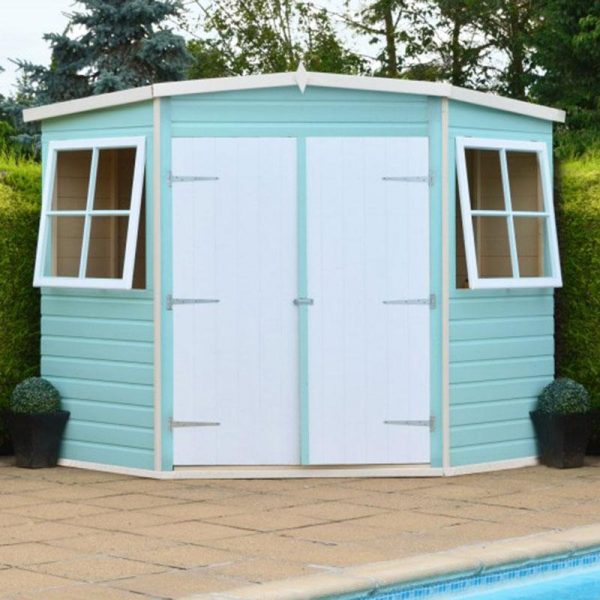 Shire Corner Pressure Treated Shed - Available In 2 Sizes