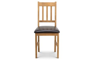 Julian Bowen Coxmoor Oak Dining Chair - Available In 2 Colours