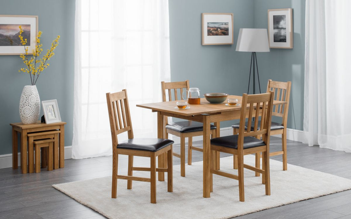 Julian Bowen Coxmoor Extending Dining Table - Available In 2 Colours