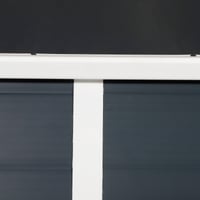 6.3 x 6.2ft Metal Frame & Latched Door Garden Shed - Grey