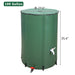 100 Gallon Folding Rain Barrel Water Collector Green - Direct GB Home & Garden