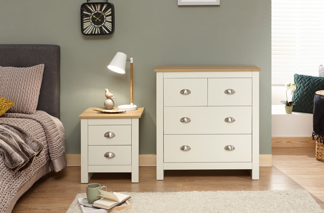 Lancaster 2+2 Drawer Chest - Available In 2 Colours