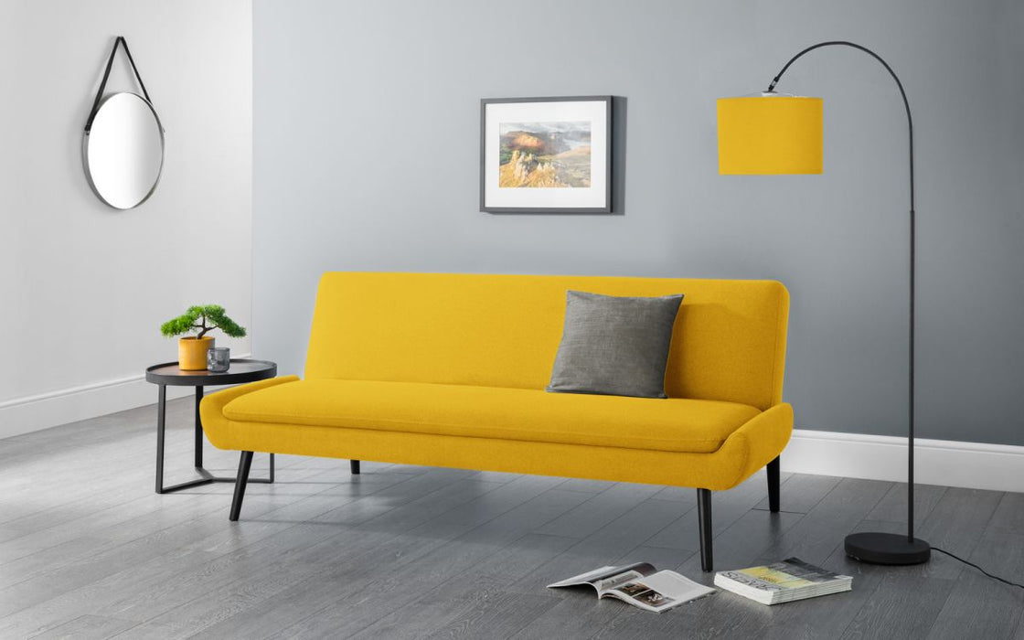 Julian Bowen Gaudi Curled Base Sofa Bed - Available In 3 Colours
