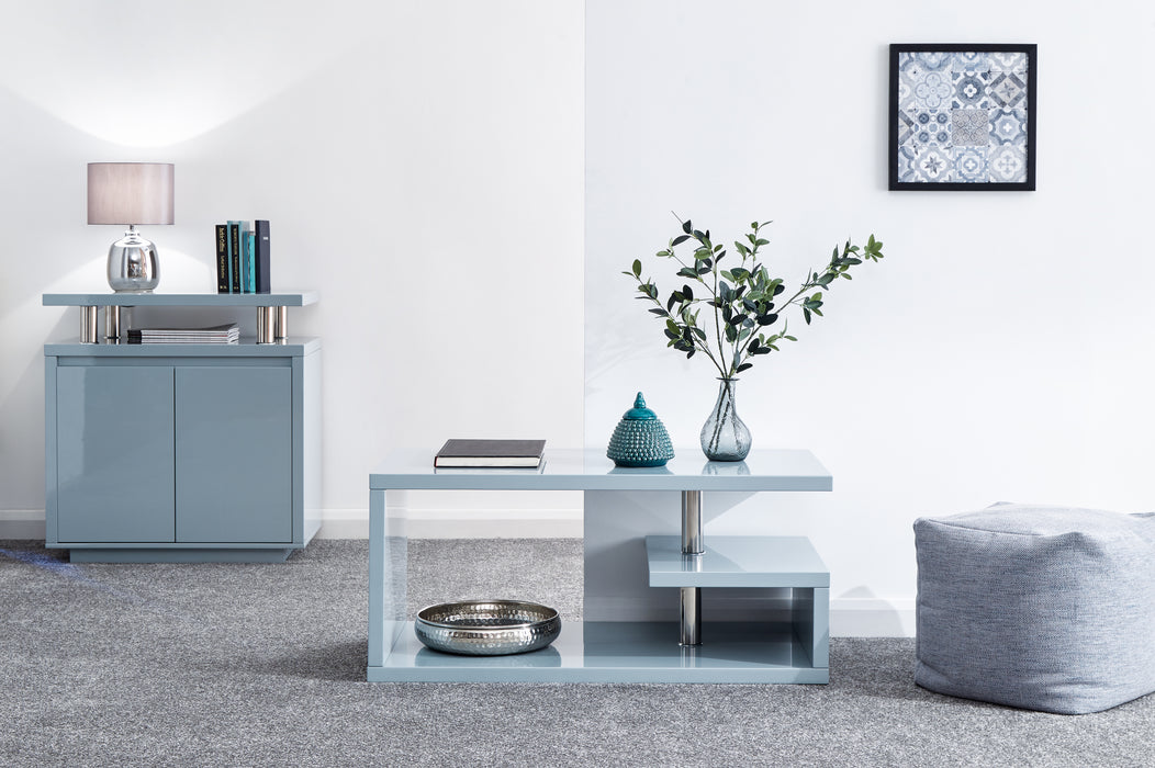 Polar High Gloss LED Coffee Table - Available In 2 Colours