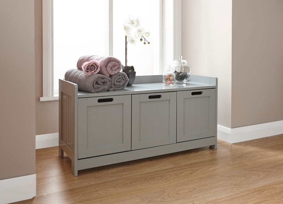 Colonial 3 Door Storage Bench - Available In 2 Colours