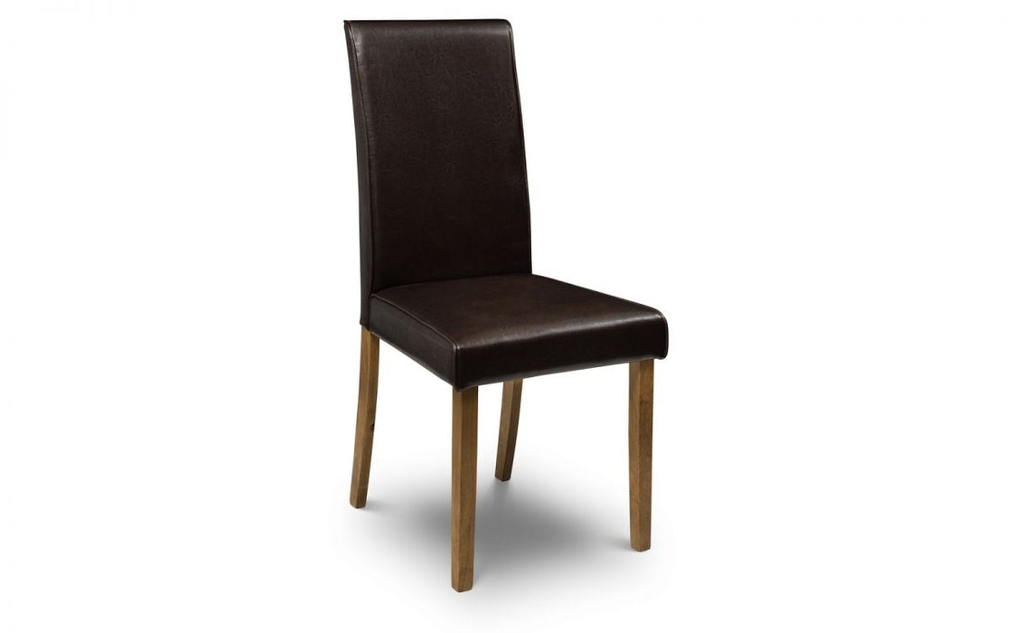 Julian Bowen Hudson Dining Chair - Available In 2 Colours