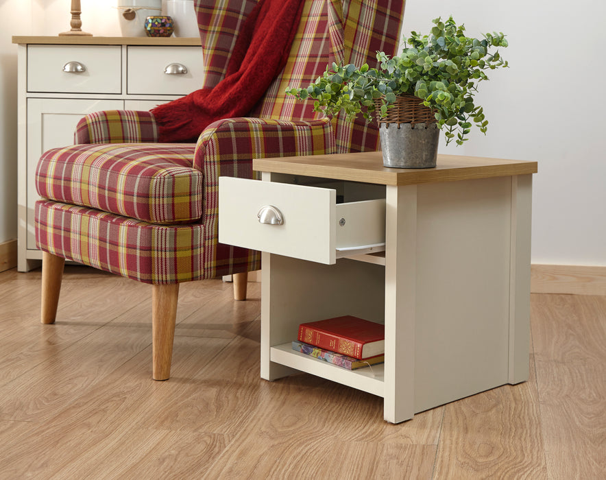 Lancaster Lamp Table - Available In 2 Colours