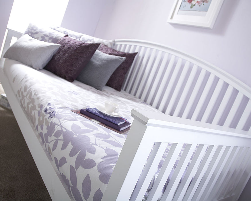 Madrid Wooden Day Bed & Trundle Set - Available In 2 Colours