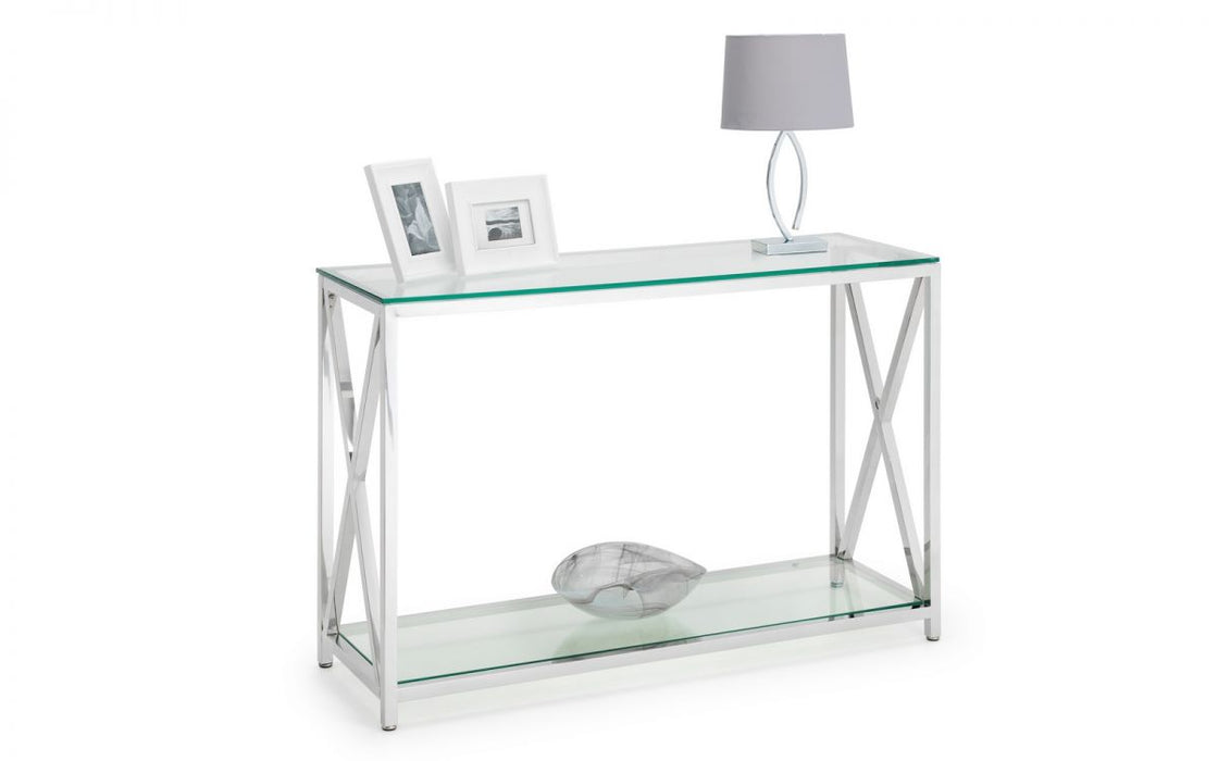 Julian Bowen Miami Console Table - Available In 2 Colours