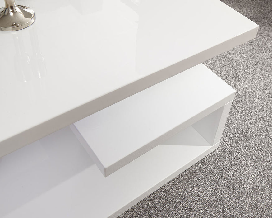 Polar High Gloss LED Side Table - Available In 2 Colours