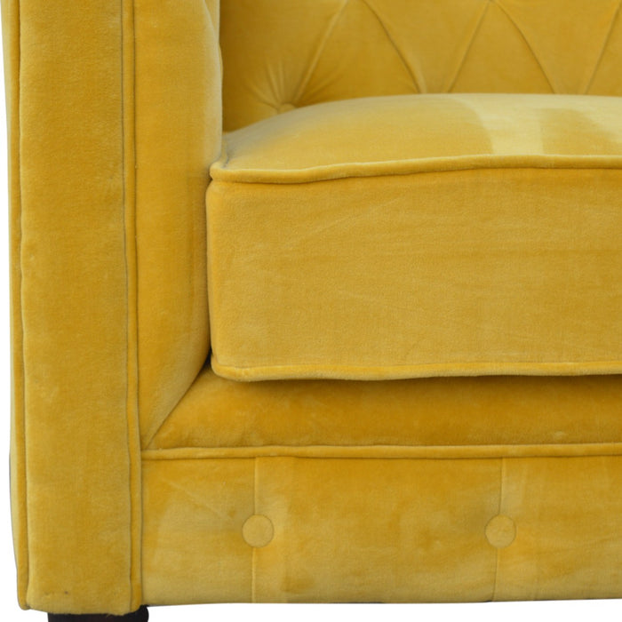 Velvet Chesterfield Sofa - Available In 2 Colours