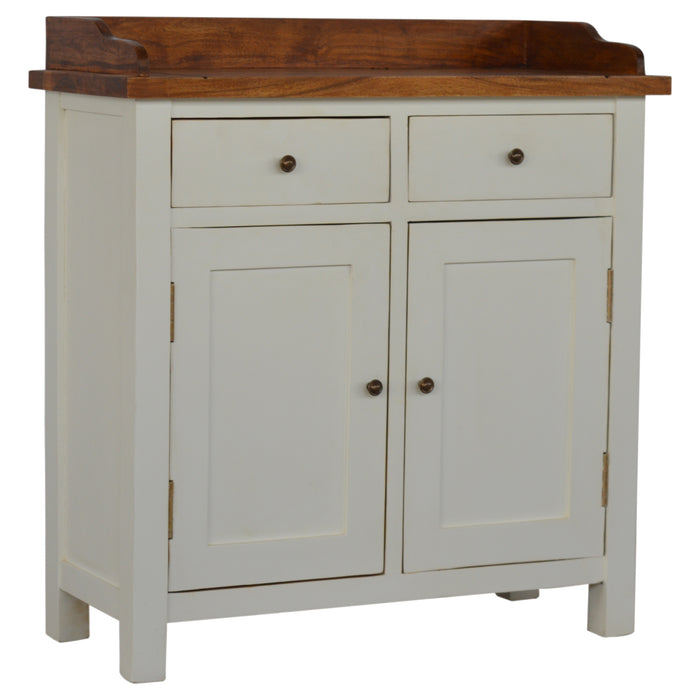 Country Two Tone Kitchen Cabinet