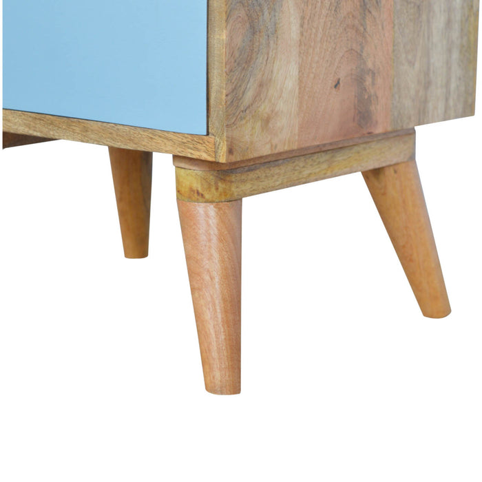 Blue & White Gradient Bedside Table