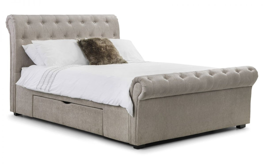 Julian Bowen Ravello Storage Bed With 2 Drawers - Available In 3 Sizes